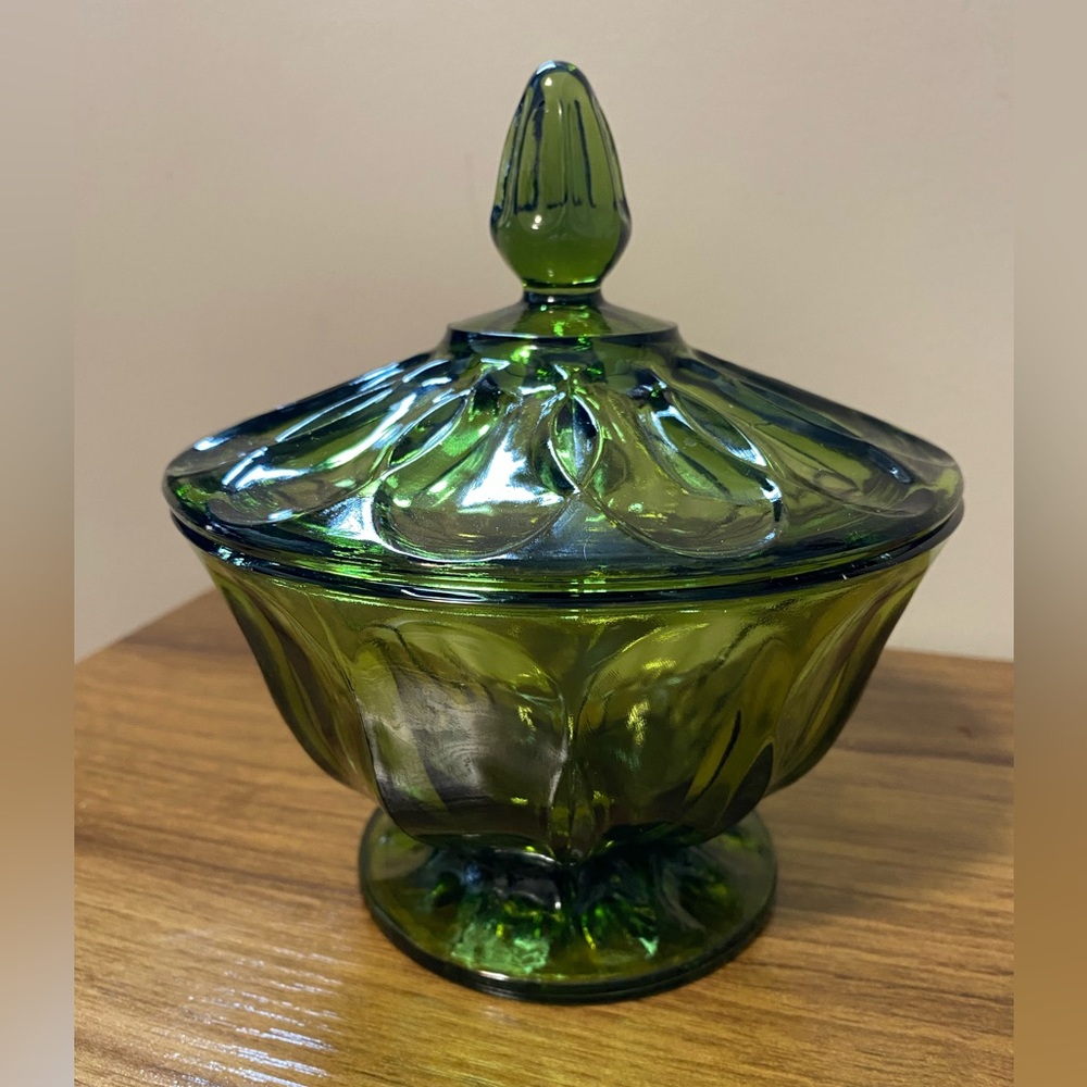 Vintage Glass Candy Dish